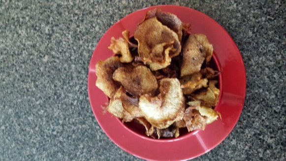 Kohlrabi Chips